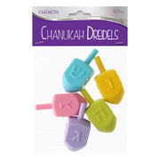 Cazenove Dreidels Large Plastic Pastel Dreidels - Pack of 5