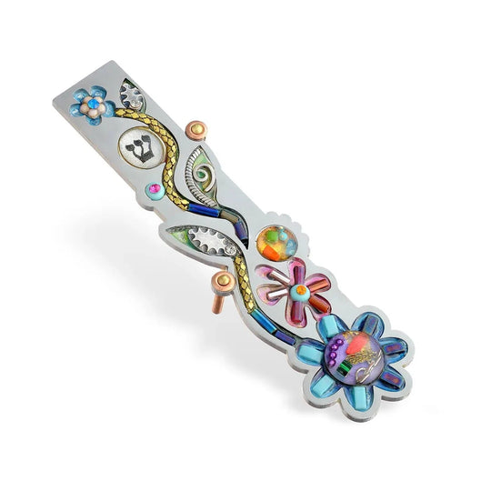 Flower of Faith Mezuzah by Seeka