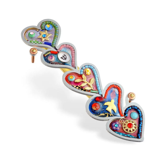 Hearts Mezuzah by Seeka