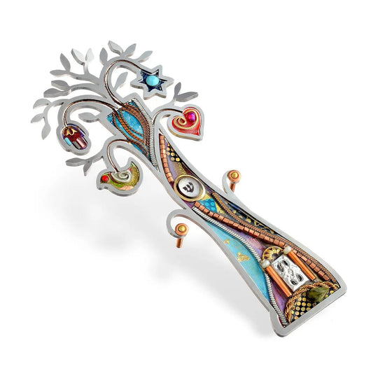 Tree of Life Temple Mezuzah by Seeka