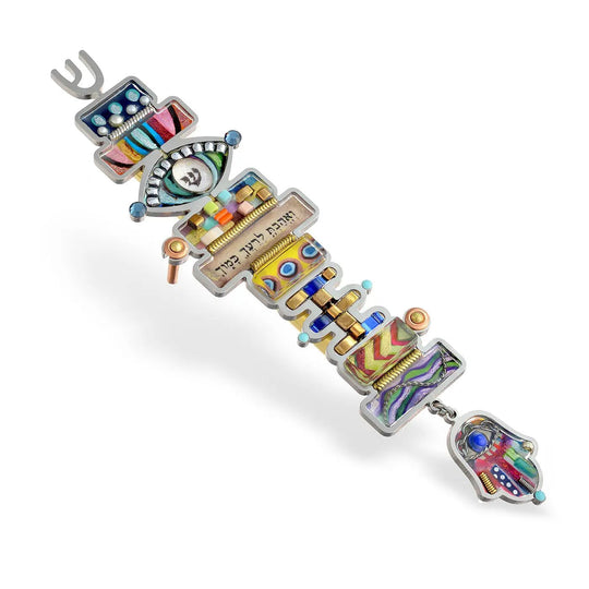 Hamsa and Eye Mezuzah by Seeka