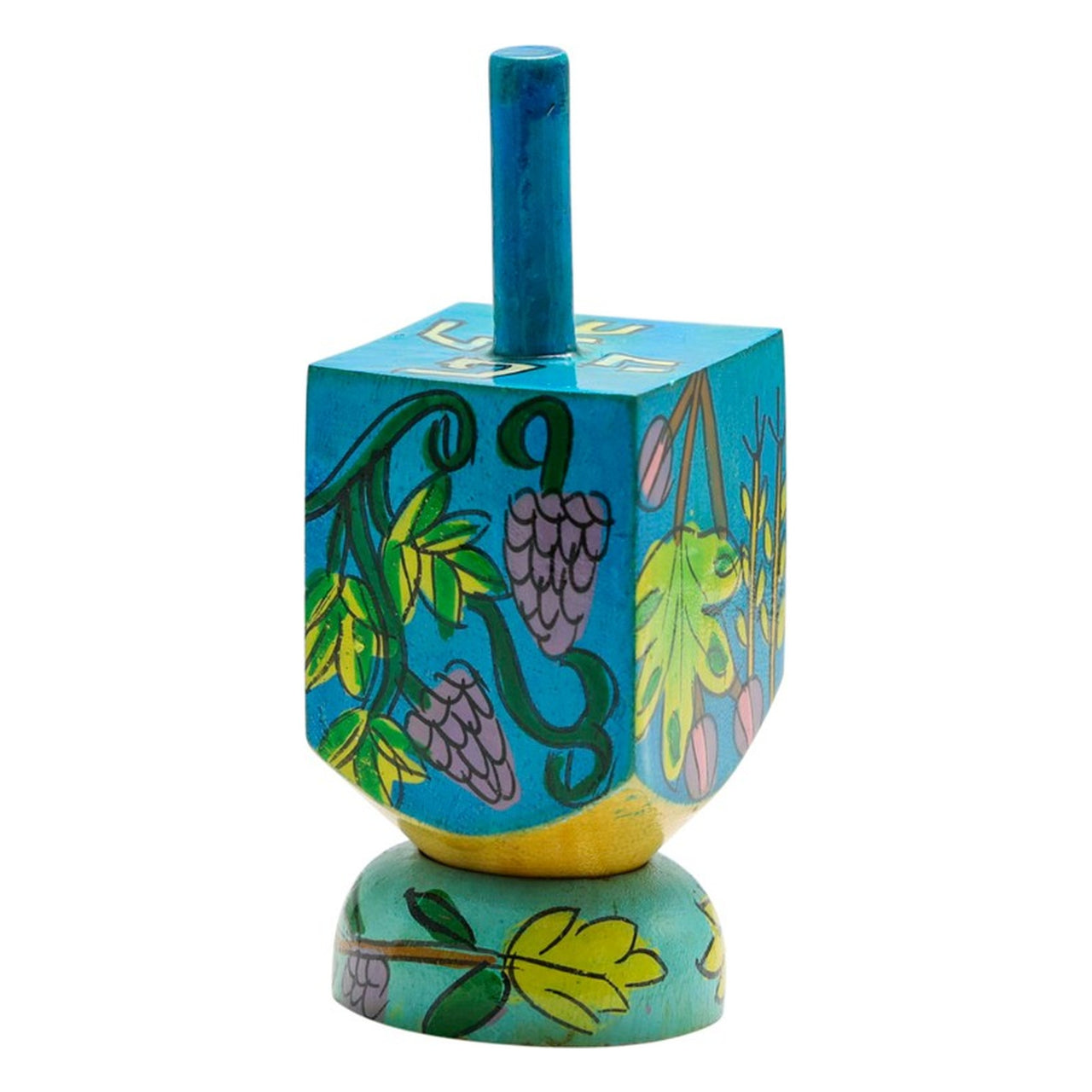 Small Seven Species Dreidel by Yair Emanuel