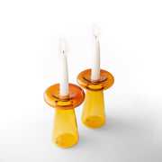 Tchotchke Judaica Candlesticks Mushroom Candlesticks