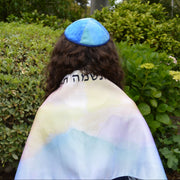 Anna Abramzon Studio - Mountain Landscape Wearable Art Jewish Tallit - ModernTribe