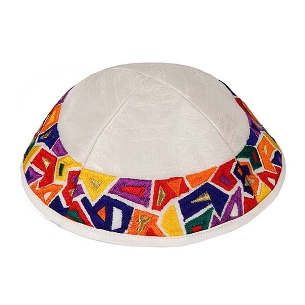 Yair Emanuel Tallises Rainbow Magen David Tallit by Yair Emanuel