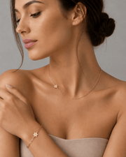 Miriam Merenfeld Jewelry Necklaces Dani Star of David Diamond Paperclip Necklace - (Gold-Plated, Sterling Silver or Two-Tone)