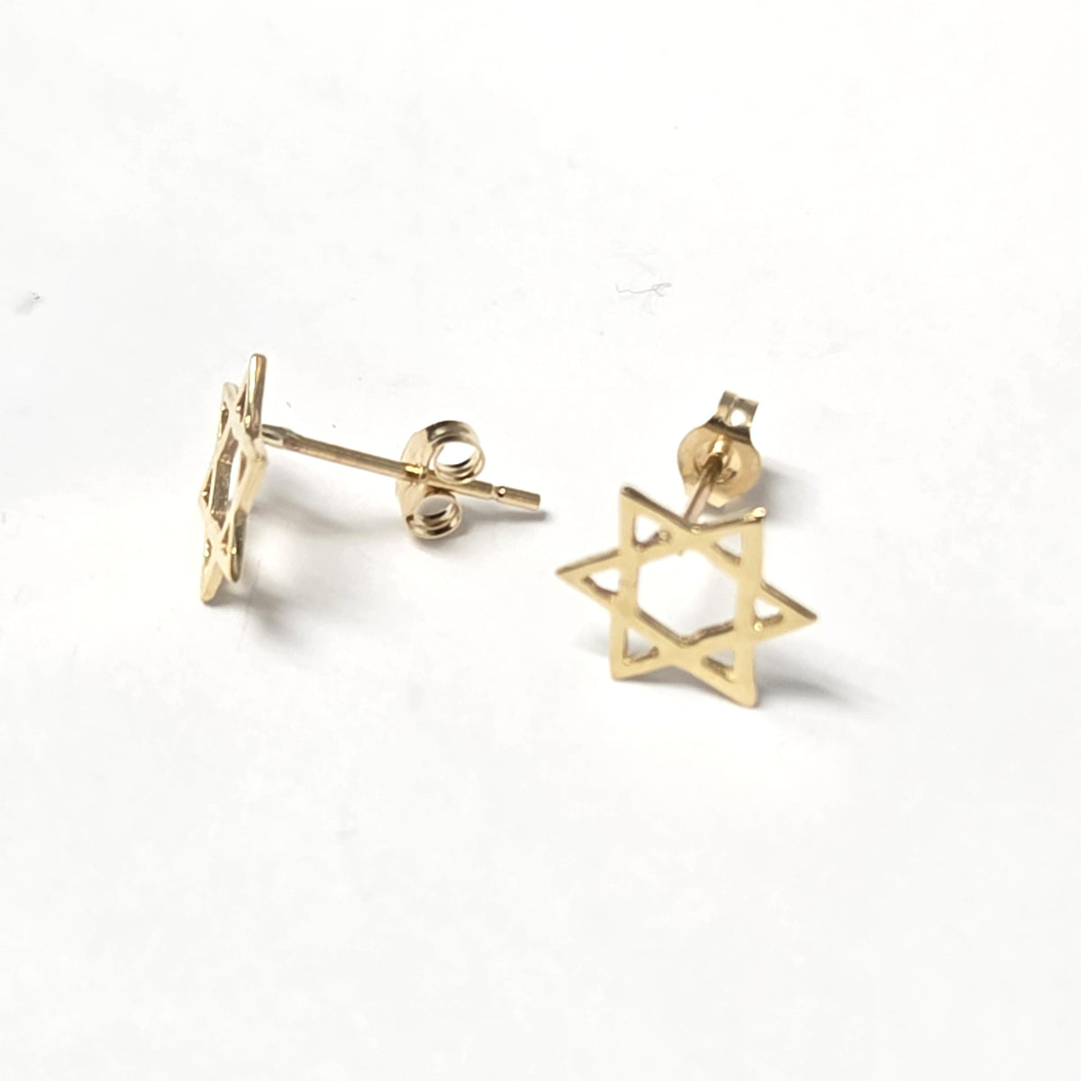 Bareket Jewelry Earrings 14k Gold Star of David Earrings