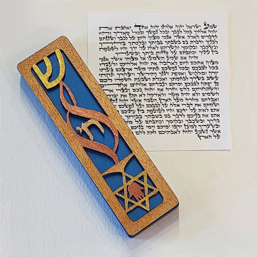 Glenn Grubard Designs - Eternal Flame Mezuzah by Glenn Grubard - (Choice of Colors) - ModernTribe