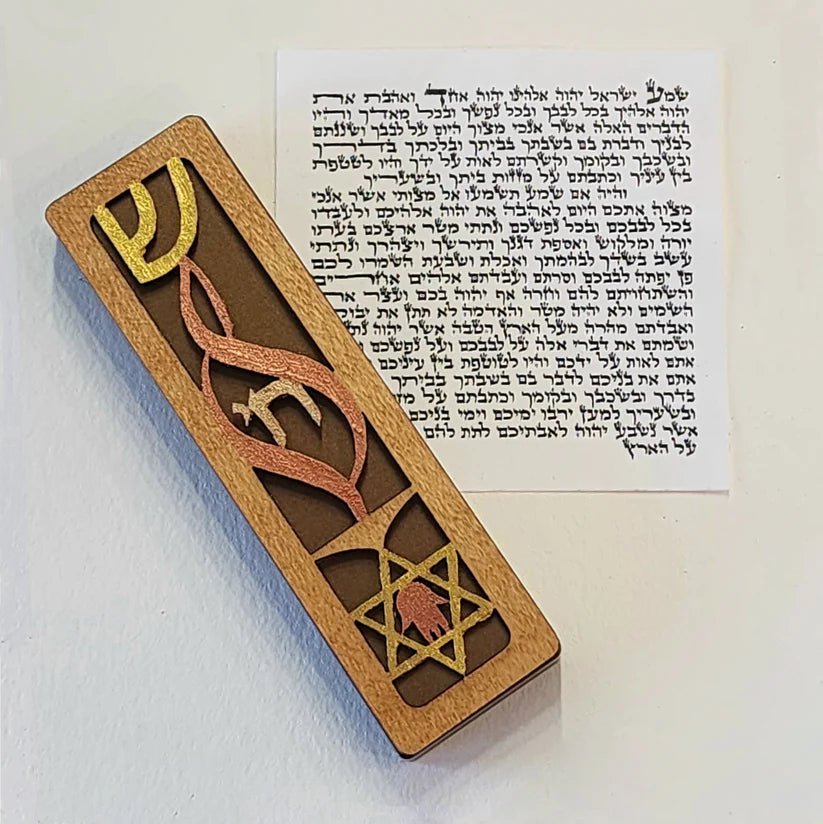 Glenn Grubard Designs - Eternal Flame Mezuzah by Glenn Grubard - (Choice of Colors) - ModernTribe
