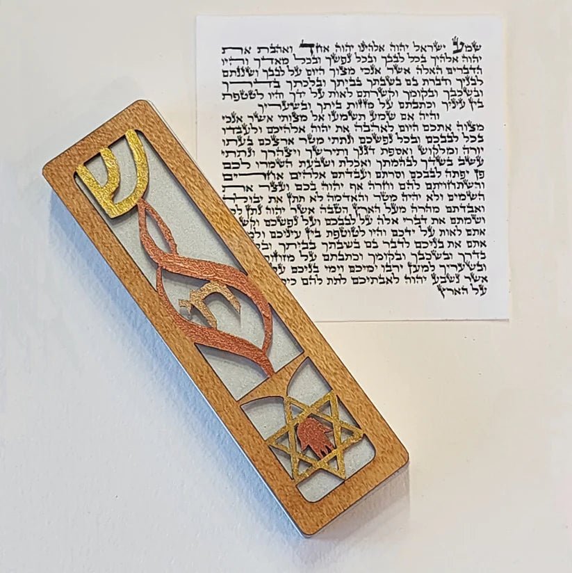Glenn Grubard Designs - Eternal Flame Mezuzah by Glenn Grubard - (Choice of Colors) - ModernTribe