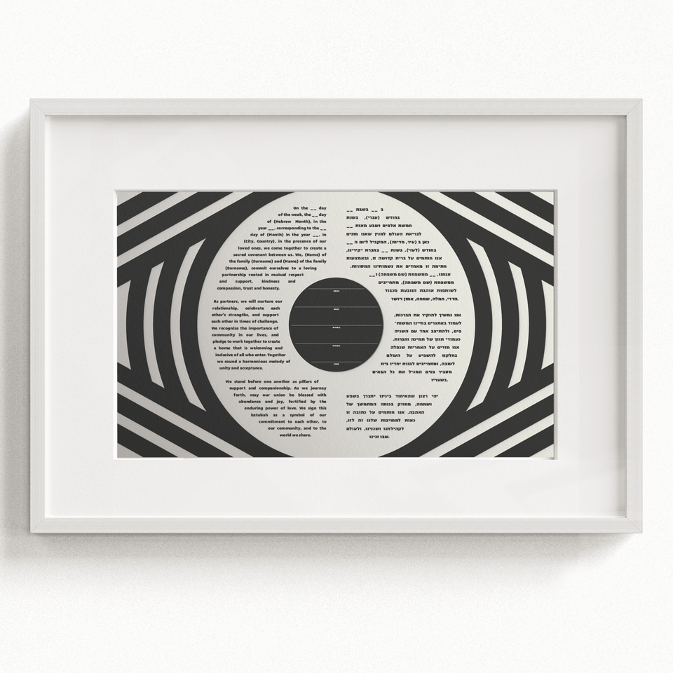 Tchotchke Judaica - Evilish Eye Ketubah by Tchotchke Judaica - ModernTribe