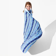 Bellabu Bear Blankets Hanukkah Fair Isle Bamboo Sherpa Blanket by Bellabu Bear