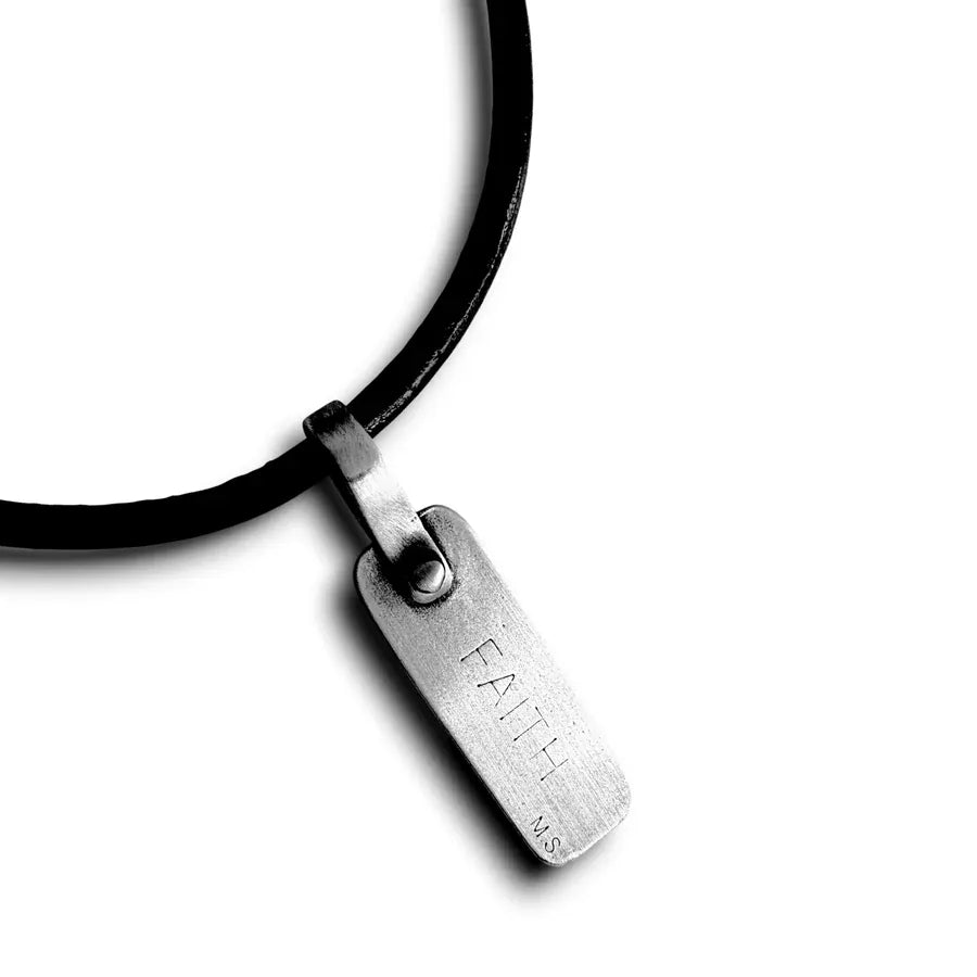Marla Studio - Emunah Faith Necklace by Marla Studio - Sterling Silver - ModernTribe