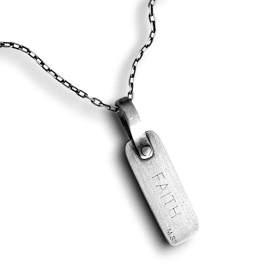 Marla Studio - Emunah Faith Necklace by Marla Studio - Sterling Silver - ModernTribe
