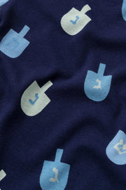 Monica + Andy Pajamas Two-Piece Adults Hanukkah Dreidels Pajama Set by Monica + Andy - (Sizes XS - XL)