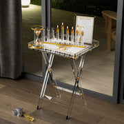 Feldart Menorahs Modern Tube Menorah - Gold