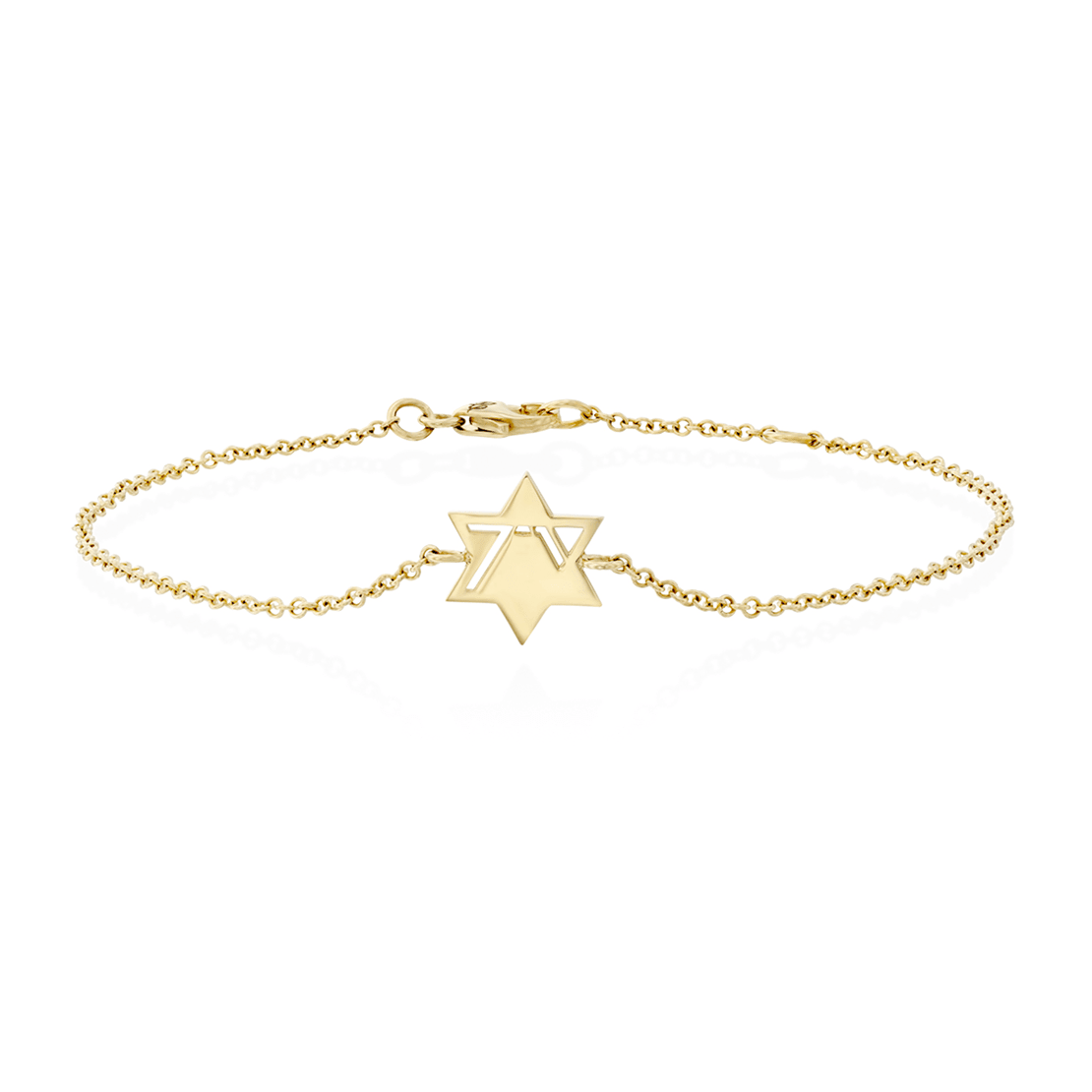 HOTCROWN - Heroism Star of David Bracelet - 14k Yellow, Rose or White Gold - ModernTribe