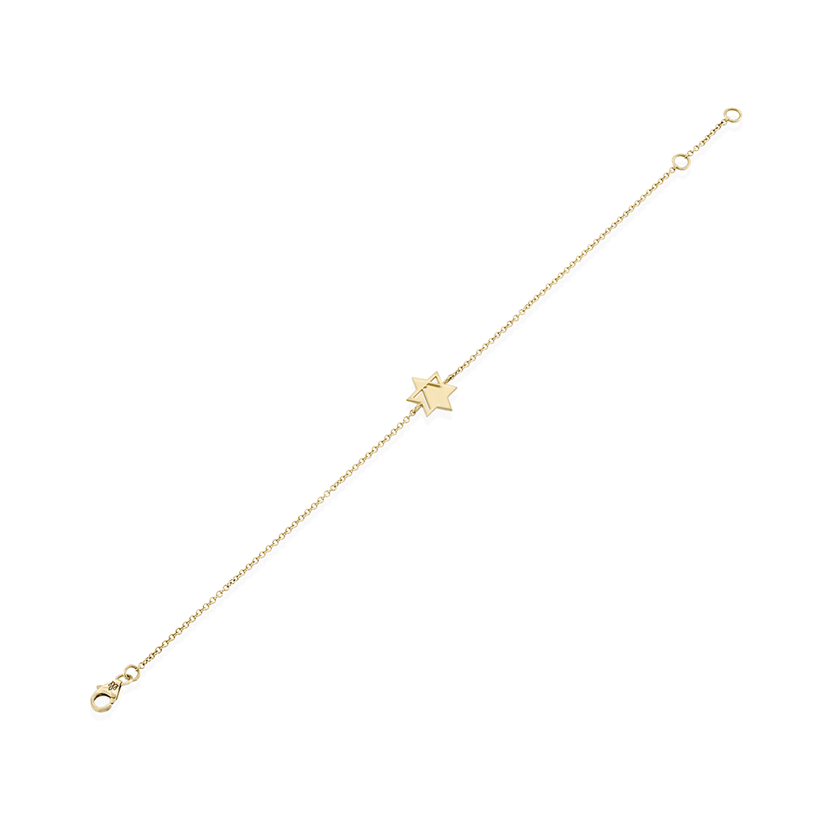 HOTCROWN - Heroism Star of David Bracelet - 14k Yellow, Rose or White Gold - ModernTribe