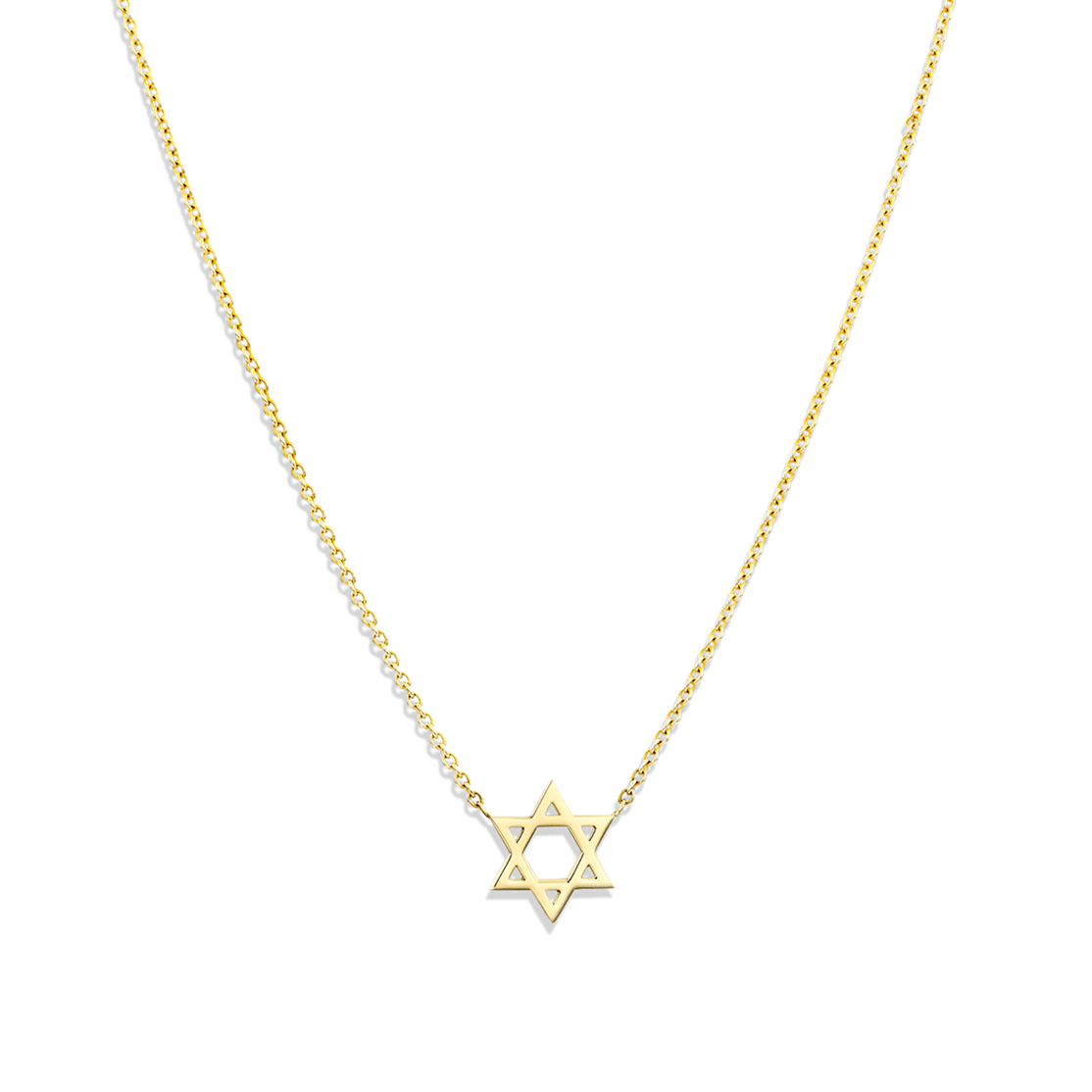 HOTCROWN - Classic Star of David Necklace - 14k Yellow, White or Rose Gold - ModernTribe