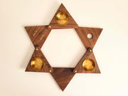 Interplay Designs - Freestyle Walnut and Brass Seder Plate - ModernTribe