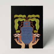 Tchotchke Judaica Ketubahs Black / Fill-in-the-Blank Full Cup Ketubah (Choice of Black or Tan)
