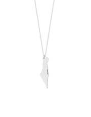 Miriam Merenfeld Jewelry Necklaces Eretz Israel Pendant Necklace - (Sterling Silver or Gold-Plated)