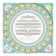 Caspi Cards & Art - Seasons Giclee Ketubah by Mickie Caspi (Choice of Colors) - ModernTribe