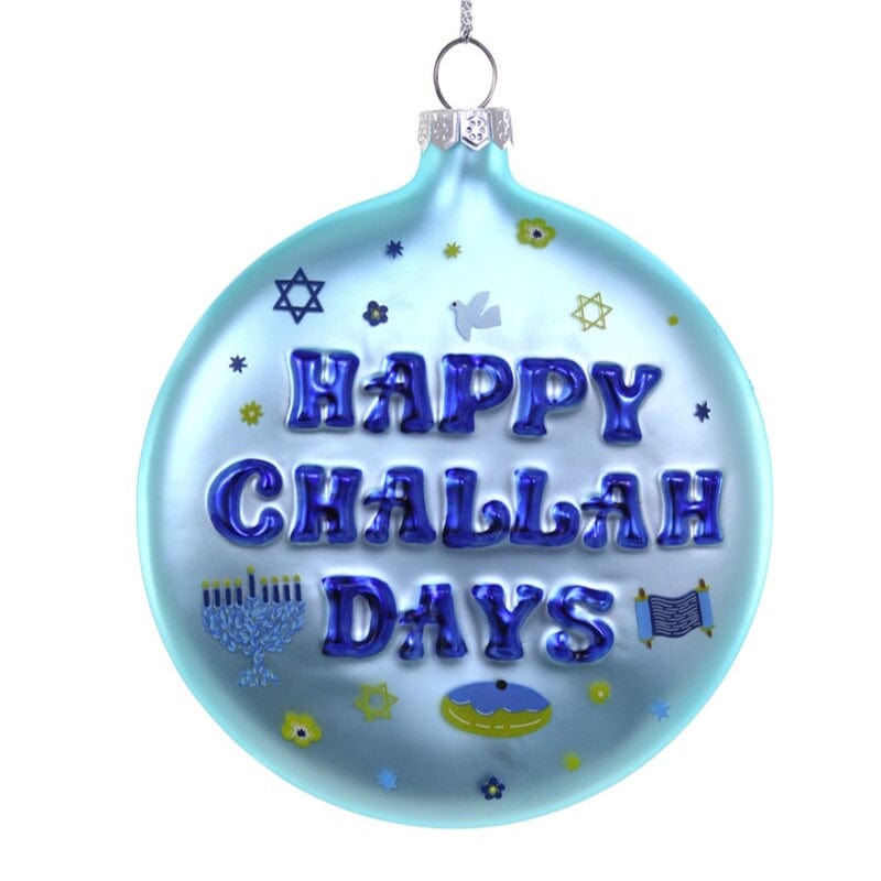 Cody Foster Ornaments Happy Challah Days Glass Ornament by Cody Foster