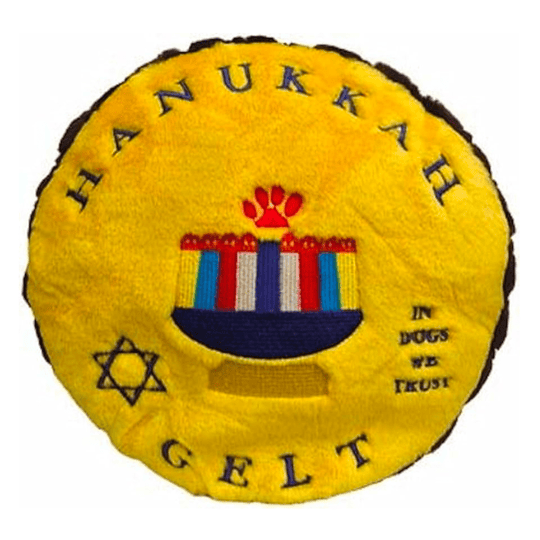 Gelt For Dogs Jewish Dog Toy