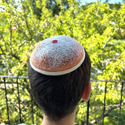 GeltPop - YUMukkah Sufganiyah Kippah worn on head - ModernTribe