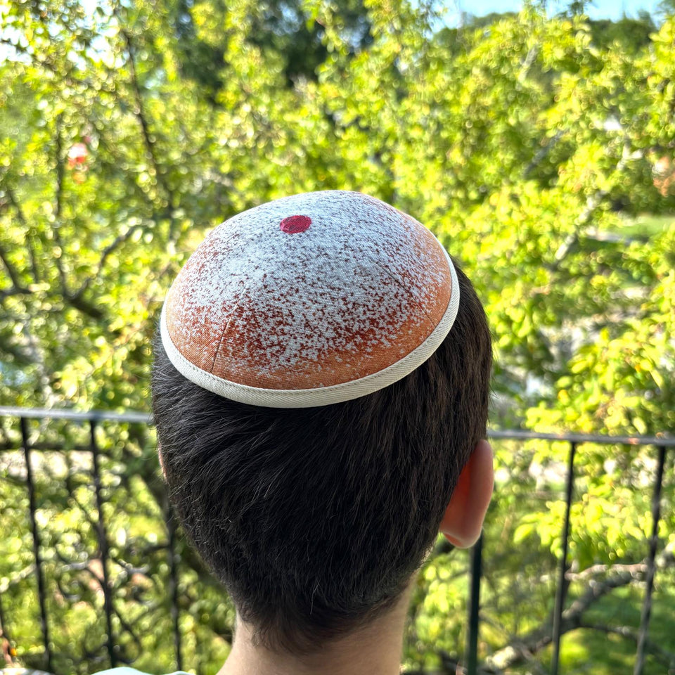 Geltpop Kippahs YUMukkah Sufganiyah Kippah