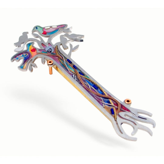 Seeka Tree of Life with Doves Mezuzah