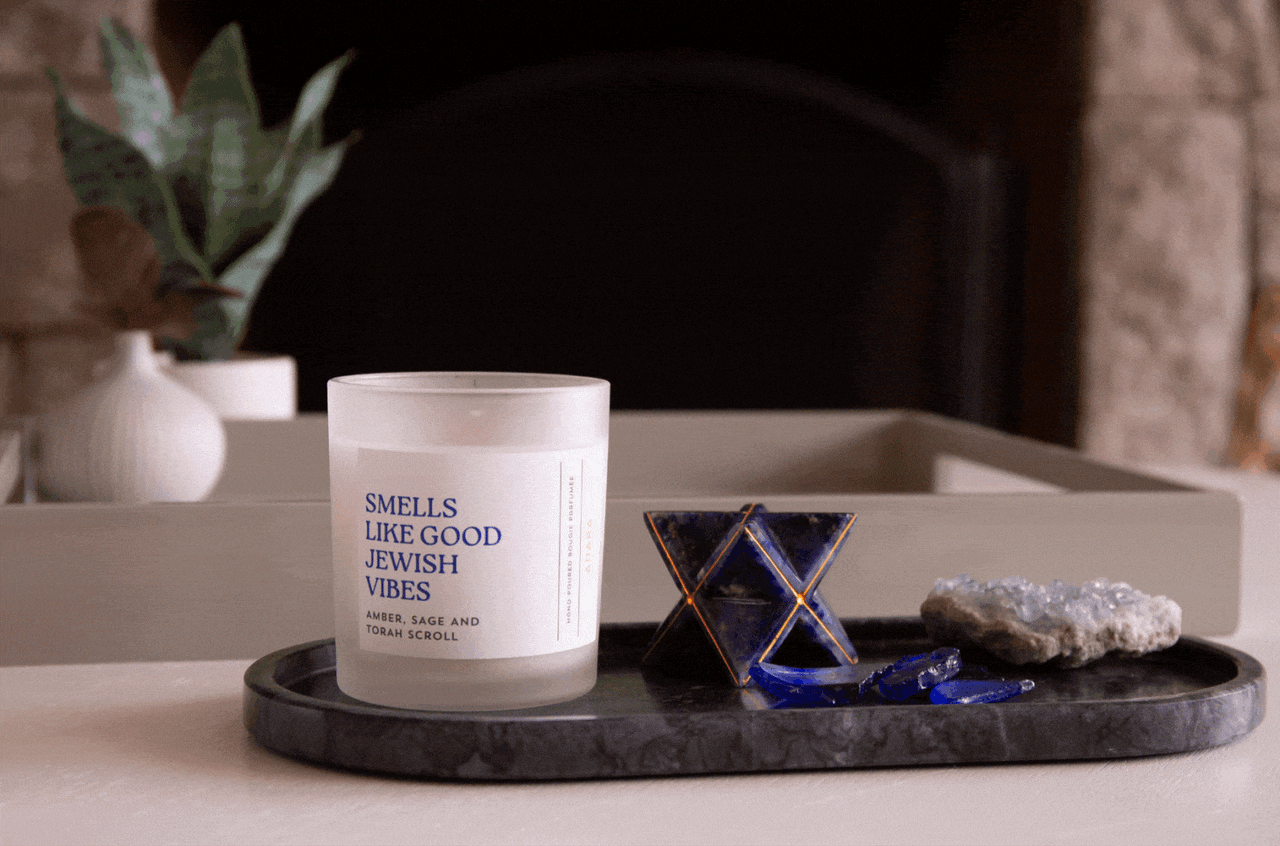 Adara Rituals Decorative Candles Smells Like Jewish Vibes Scented Candle