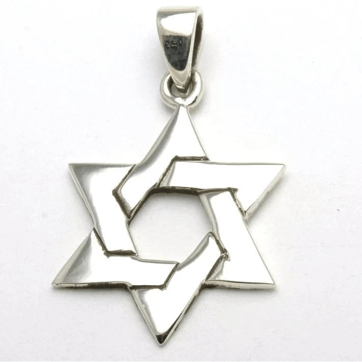Bareket Jewelry - Woven Star of David Necklace - Sterling Silver - ModernTribe