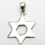 Bareket Jewelry Necklaces Small Woven Star of David Pendant - Sterling Silver