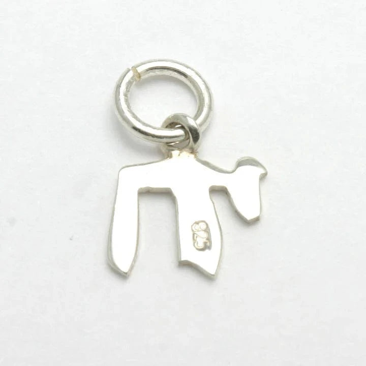 Bareket Jewelry Necklaces Small Chai Pendant - Sterling Silver