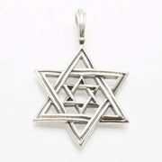 Bareket Jewelry Necklaces Double-Sided Star of David Pendant - Sterling Silver