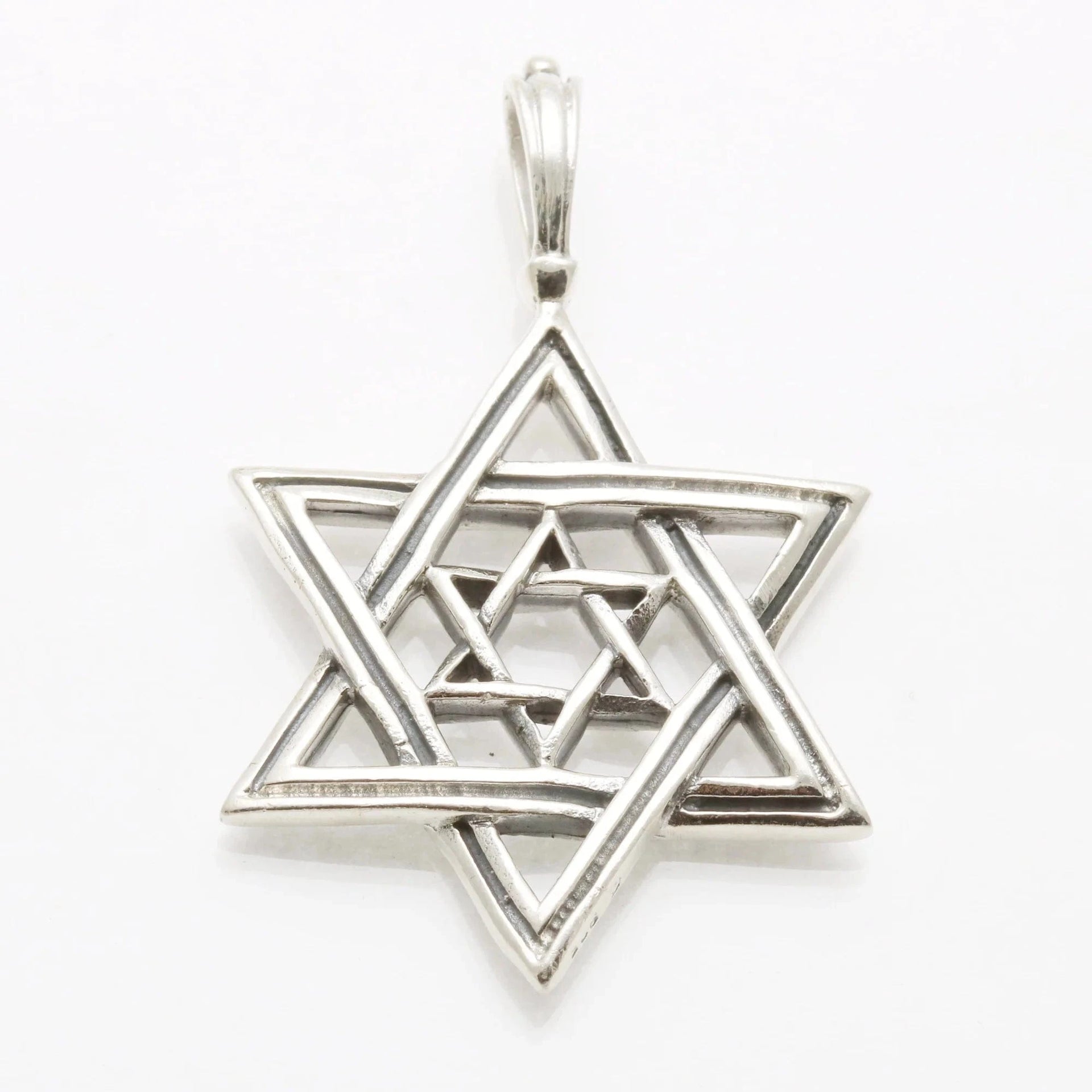 Bareket Jewelry Necklaces Double-Sided Star of David Pendant - Sterling Silver