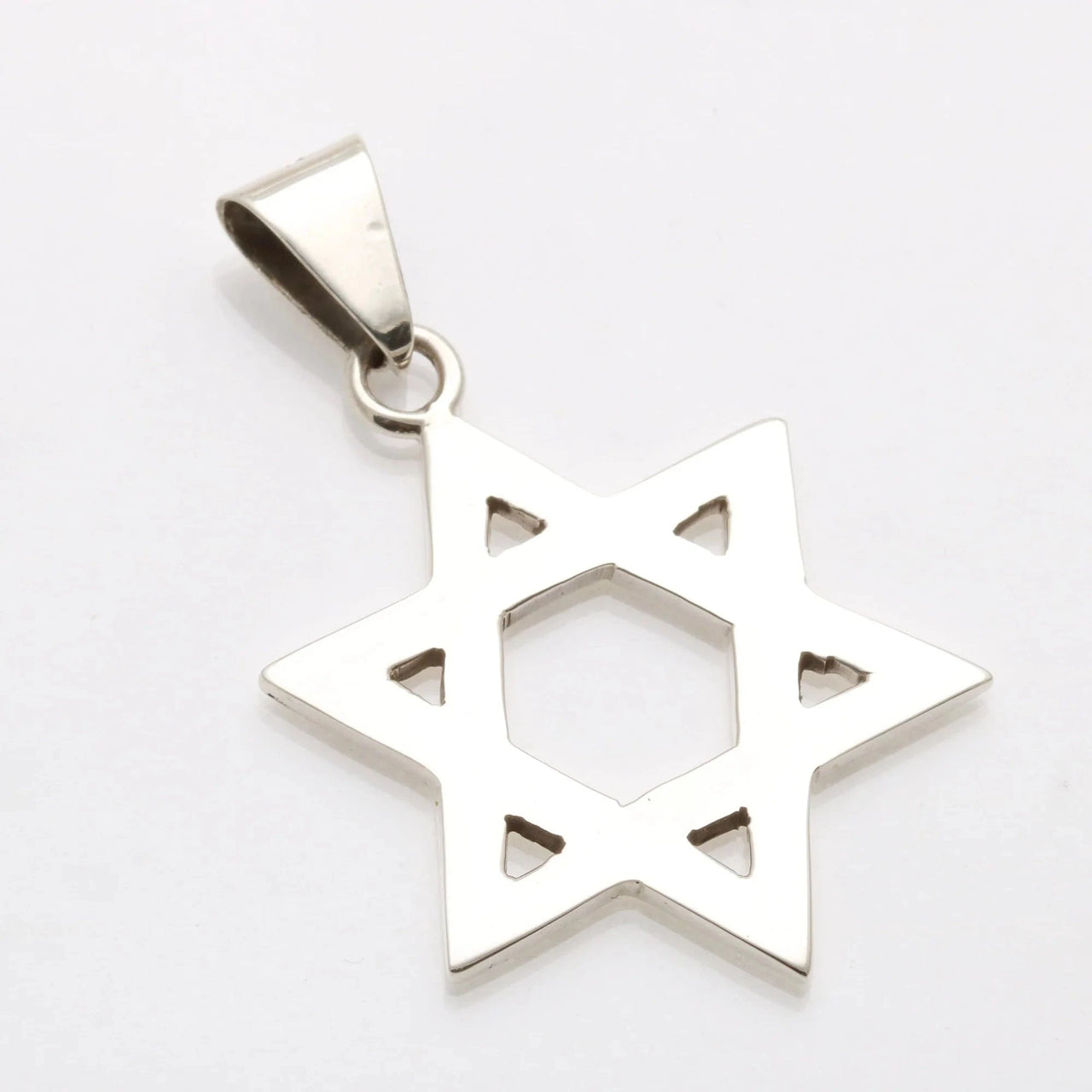 Bareket Jewelry - Large Classic Star of David Necklace - Sterling Silver - ModernTribe