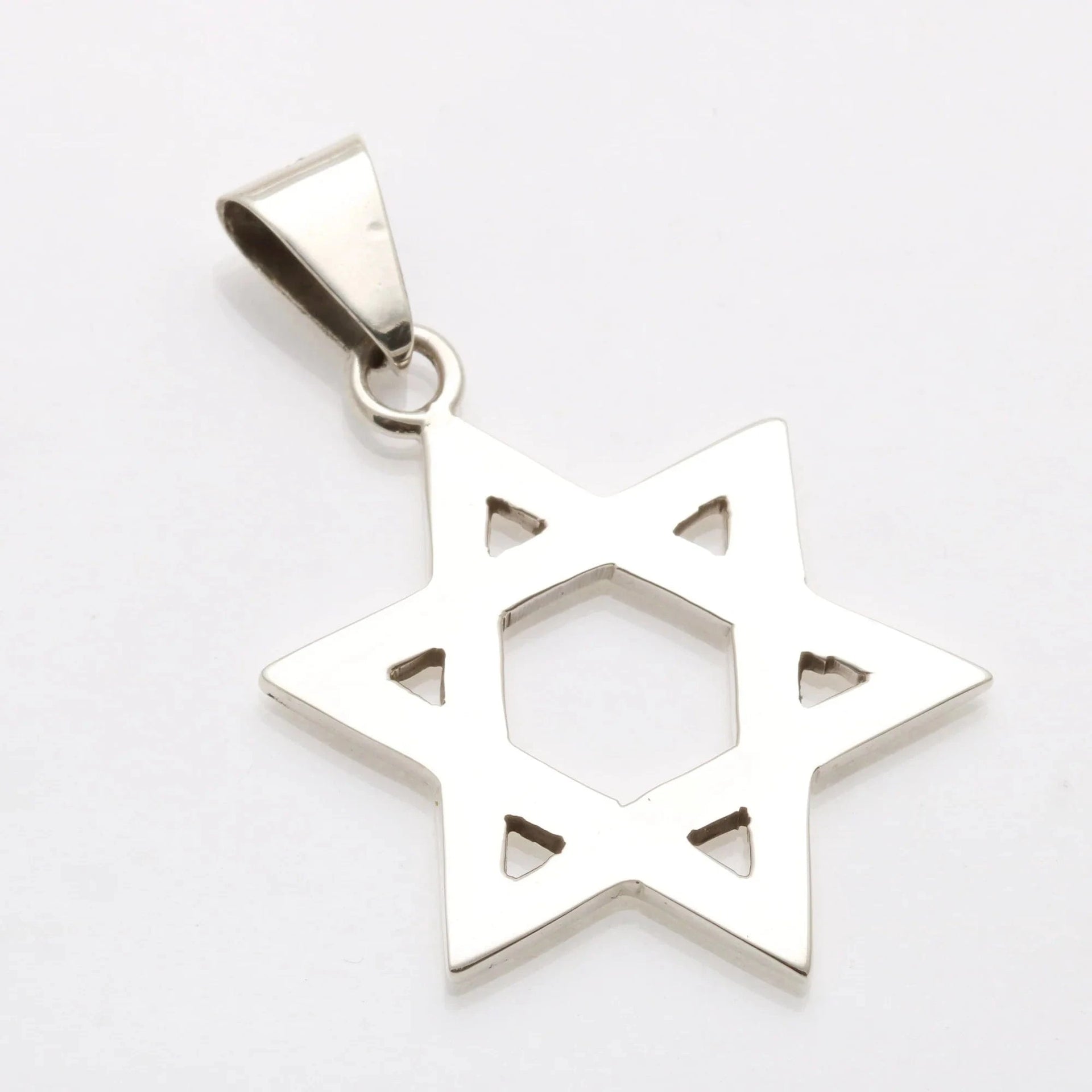 Bareket Jewelry Necklaces Men's Classic Star of David Pendant - Sterling Silver