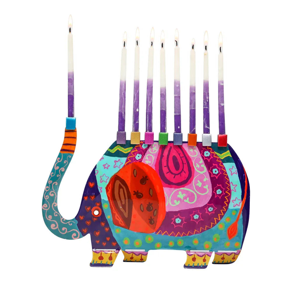 Elephant Menorah by Yair Emanuel