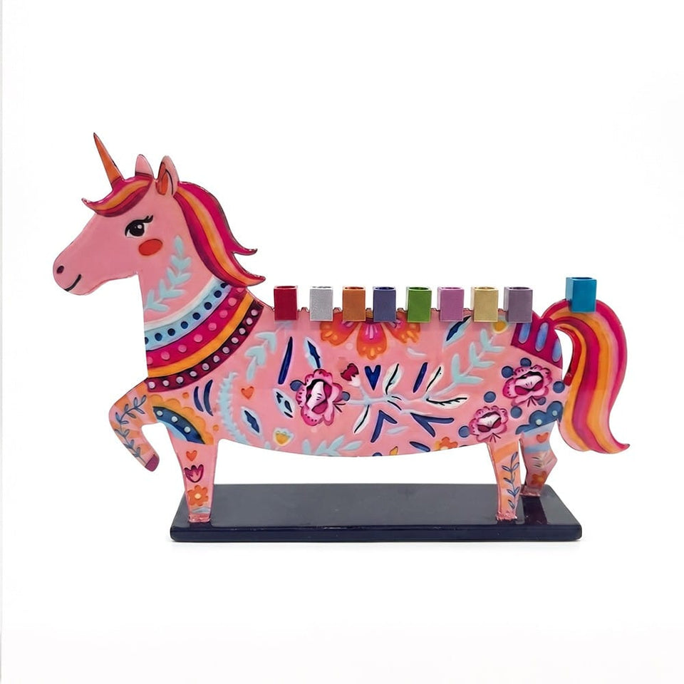 Yair Emanuel - Unicorn Menorah by Yair Emanuel - ModernTribe