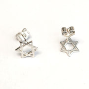 Bareket Jewelry Earrings Star of David Stud Earrings - Sterling Silver