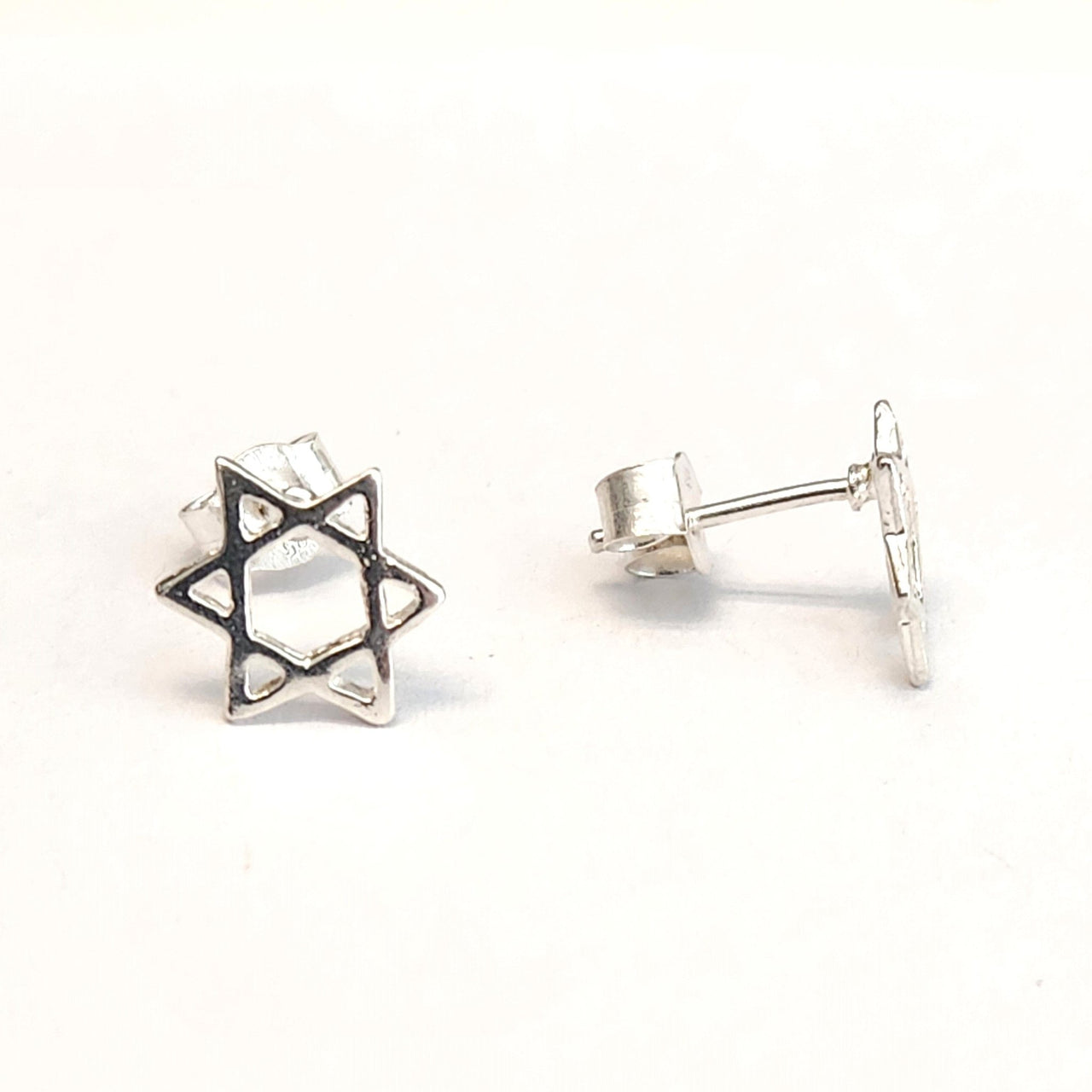 Bareket Jewelry - Star of David Stud Earrings - Sterling Silver - ModernTribe