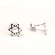 Bareket Jewelry Earrings Star of David Stud Earrings - Sterling Silver