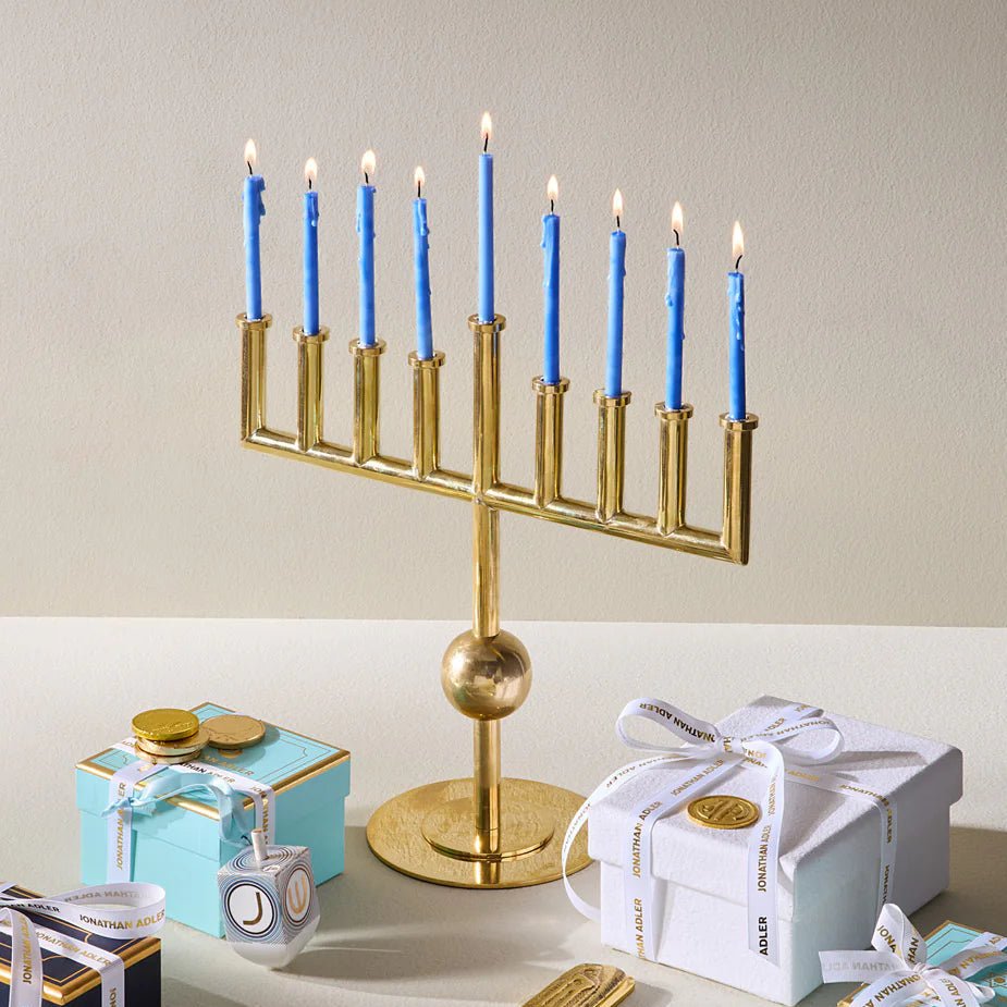 Jonathan Adler - Brass Vienna Menorah by Jonathan Adler - ModernTribe