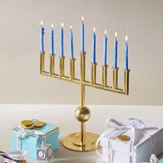 Jonathan Adler Menorahs Brass Vienna Menorah by Jonathan Adler