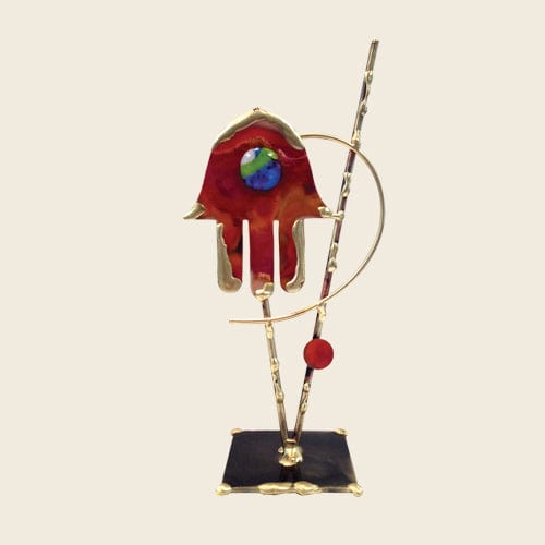 Gary Rosenthal - Copper Hamsa Sculpture by Gary Rosenthal - ModernTribe