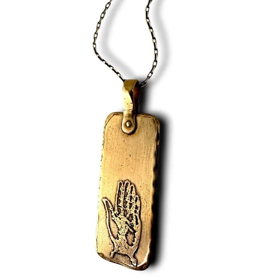 Marla Studio - Hamsa Hand Necklace by Marla Studio - Bronze - ModernTribe
