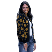 Midrash Manicures Sweaters Hanukkah Animal Print Cardigan - (Women's Sizes S - XL)